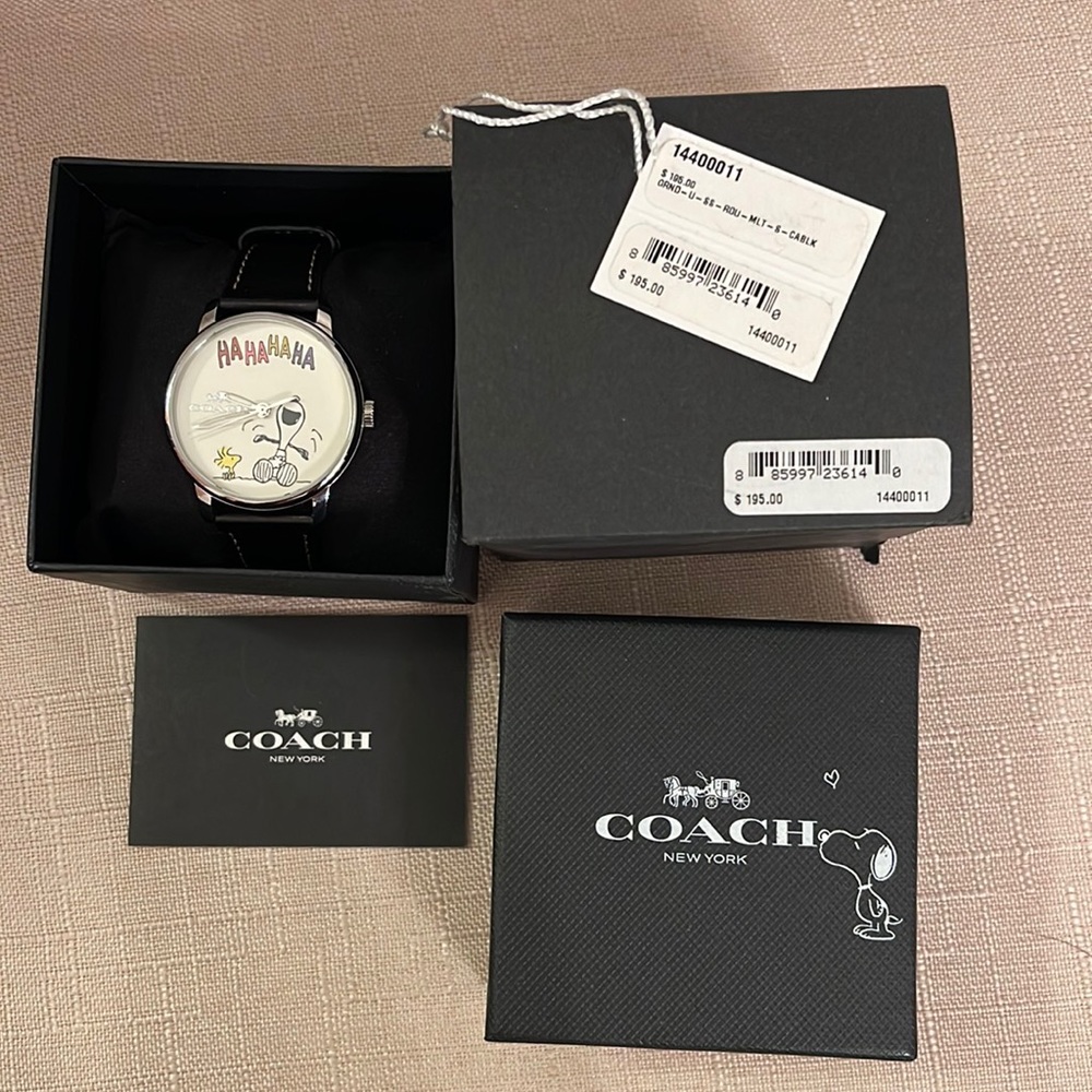 Coach Peanuts watch